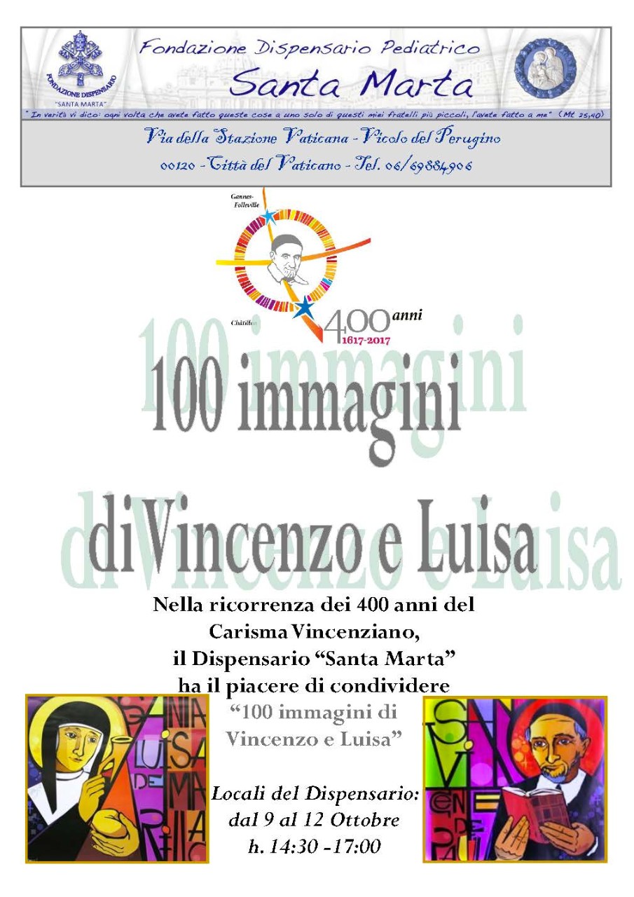 Manifesto mostra fotografie 400  anni Carisma Vincenziano PDF Ottobre