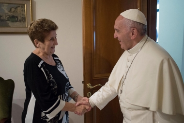 Presidente Enoc ricevuta in udienza da Papa Francesco